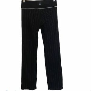 Lululemon pinstripe groove pants